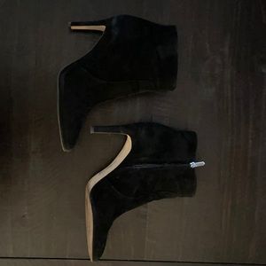 Used Sam Edelman Black Suede Booties-size 9